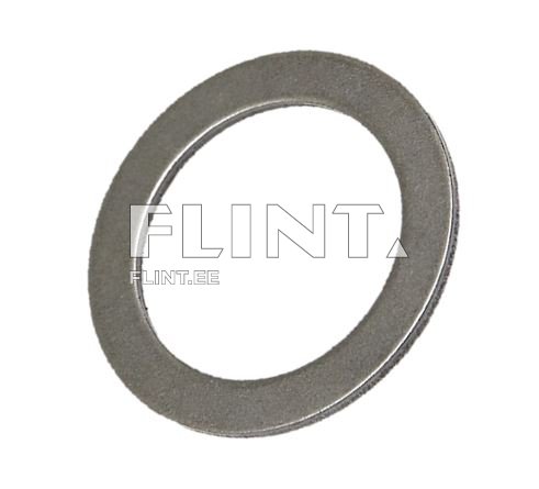 Hõbedane ring, millel on keskel avatud koht. Ring on täiesti tasane ja ühtlane, servad on veidi kaardus.