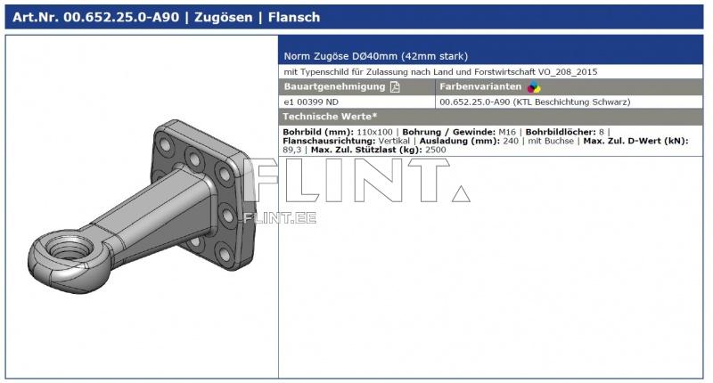 Veosilm Scharmüller 00.652.25.0 (110x100) silm 40mm