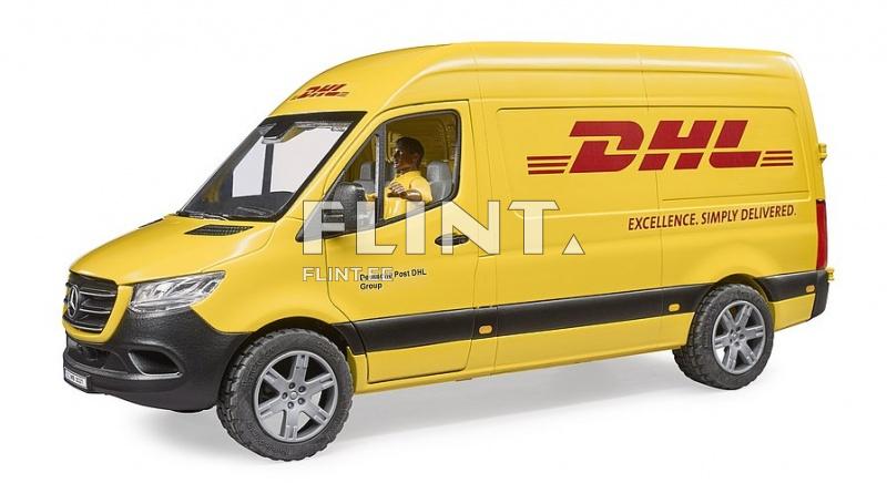 DHL MB Sprinter juhiga (45,5x16,3x18,5cm) Bruder