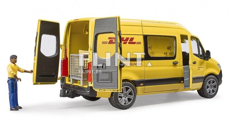DHL MB Sprinter juhiga (45,5x16,3x18,5cm) Bruder