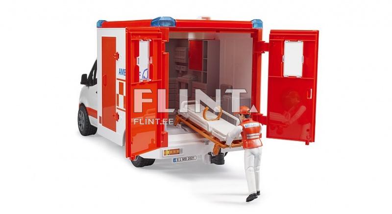 Kiirabi auto MB Sprinter (45,5x17x22cm) Bruder