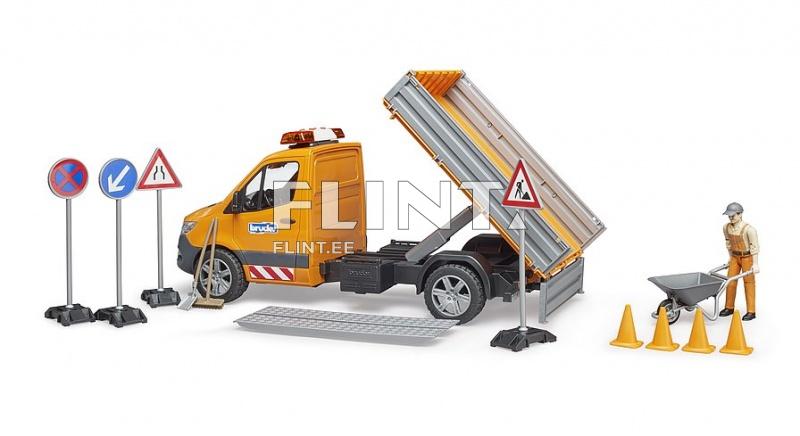 Teetööline autoga MB Sprinter (40,8x18x18,8cm) Bruder