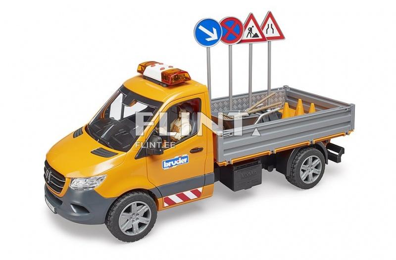 Teetööline autoga MB Sprinter (40,8x18x18,8cm) Bruder
