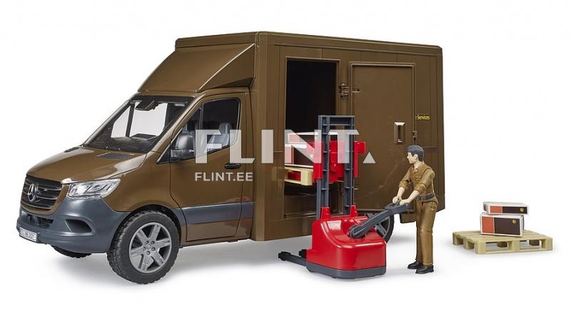 UPS MB Sprinter laotöölisega (45,5x17x22cm) Bruder
