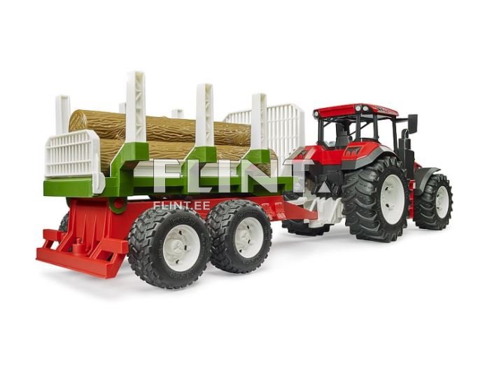 Traktor Roadmax (68x17,8x20cm) + metsaveohaagis Bruder