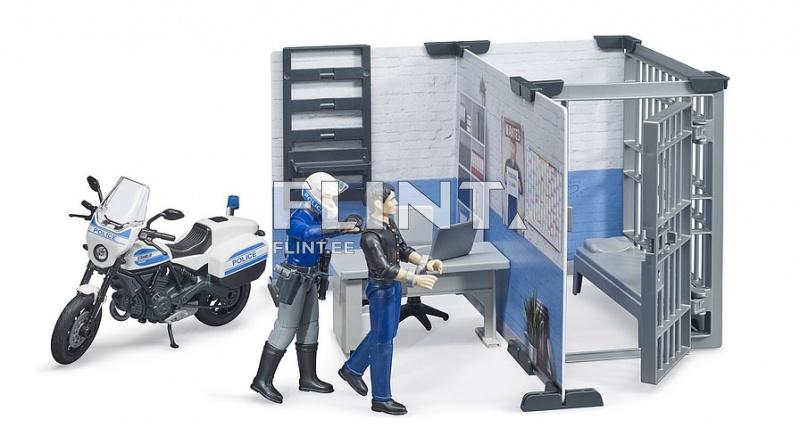 Politseijaoskond + mootorratas Bruder