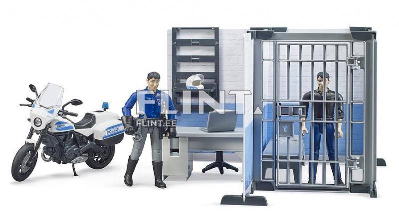 Politseijaoskond + mootorratas Bruder