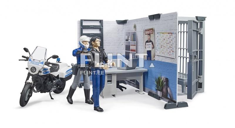 Politseijaoskond + mootorratas Bruder