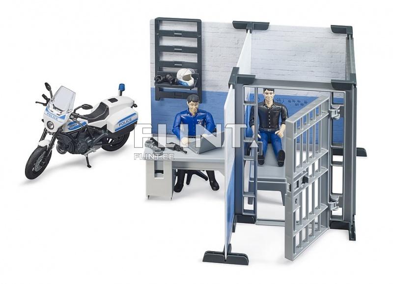 Politseijaoskond + mootorratas Bruder