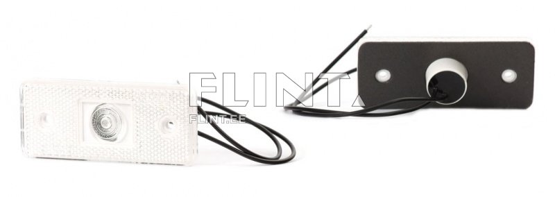 Tuli W17d valge teibiga 12-24V (116x46x21mm)