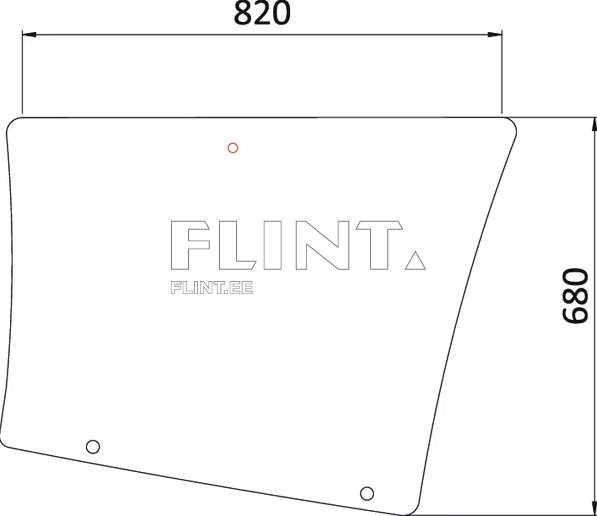 Küljeklaas - parem kumer (11056990) Claas Arion/Axion