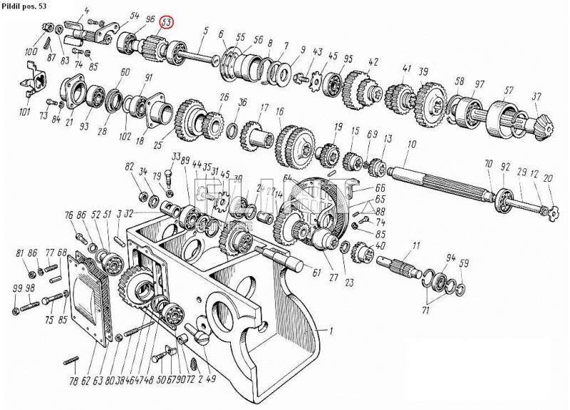 Hammasratas 40-1701324