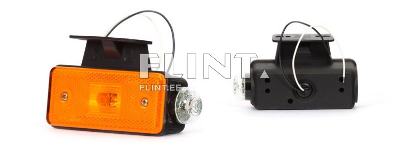 Küljetuli W22 parem 12V valge (116x46x44mm)