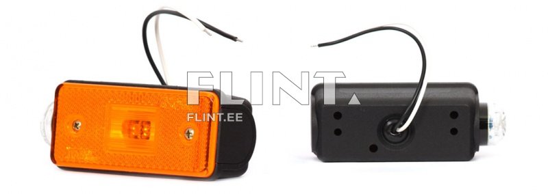 Küljetuli W22 parem 12V punane (116x46x44mm)