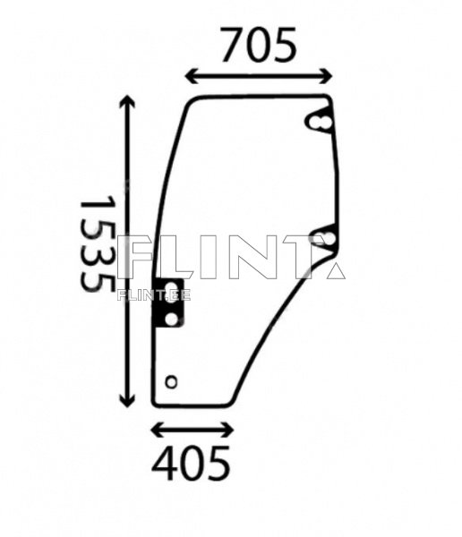 Ukseklaas - vasak New Holland/ Case - TL100A / JX1100U (82015335)