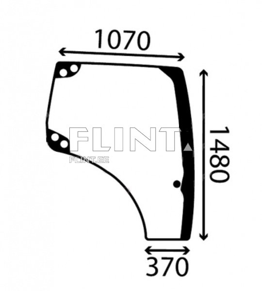 Ukseklaas - parem New Holland - TS135A (84281439)