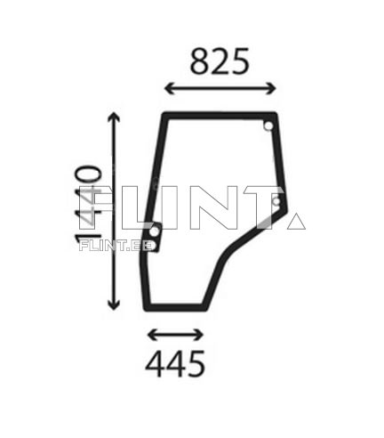 Ukseklaas - vasak Massey Ferguson 5455 / 5470 (4272770M1)
