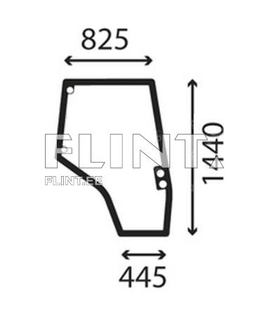 Ukseklaas - parem Massey Ferguson 5455 / 5470 (4272771M1)