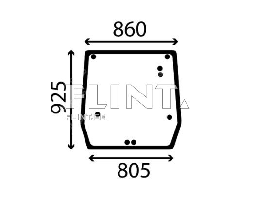 Tagaklaas Case JX95 (5089562)