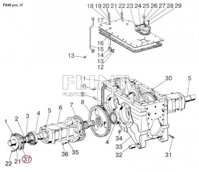 Pooltelje kaane tihend 50-2407029