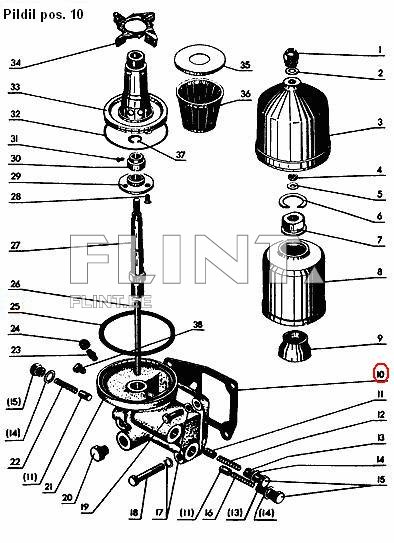 Tsentrifuugi korpuse tihend 50-1404068