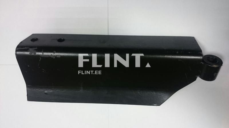 Tugev must metallist komponent, millel on kaldenurk ja ühes otsas on rataskujuline element.