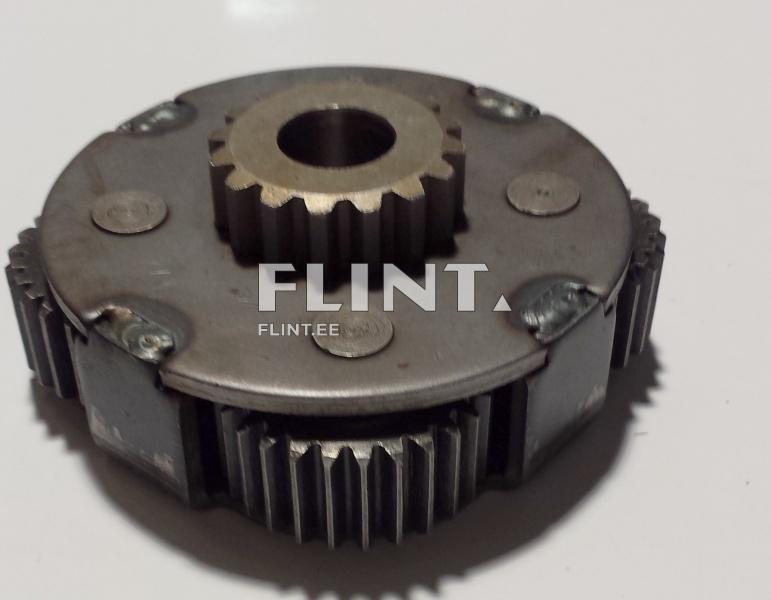 Toode on metallne hammasratta, millel on keskel ringikujuline ava ja koonuskujuline hammas. Rattal on neli väiksemat hammasratta, mis on ühtlaselt paigutatud toote külgedele.