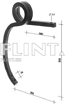 Sügavkobesti pii 30x30x535mm vasak (304591)