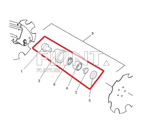 Rummu kpl 28077900/28077800 (5ava) B Horsch