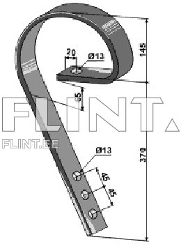 Vedrupii Väderstad 201010/201787 (45x10; 50x50mm raamile)