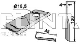 Tera Radural/Lely/Fella/Vicon/Sami V (120x48x4; ava 18,5mm) MWS Germany
