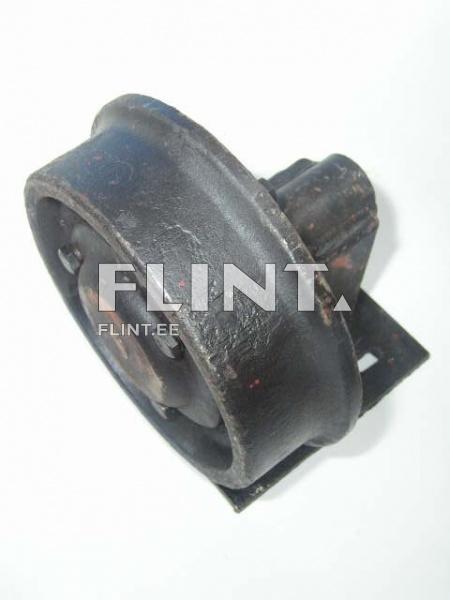 Must metallist ventiil, millel on ümar kuju ja sile pind. Sellel on must värv ja nähtavad punased täpid. Üks külg on kinnitamiseks tasane, teisel küljel paistab elektriline ühendus.