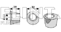 Tootel on koonuskujuline kuju koos ümmarguse keskavaga. Koonuse alus on 30 mm lai ja suudme läbimõõt on 22 mm.