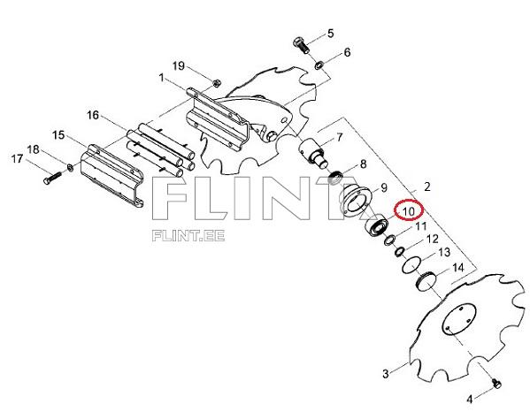 Laager 00240164 (3306; 30x72x30,2mm) Horsch