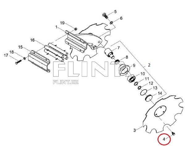 Ketta polt 00360414 (M12x20 10,9) Horsch Joker CT/RT/HD