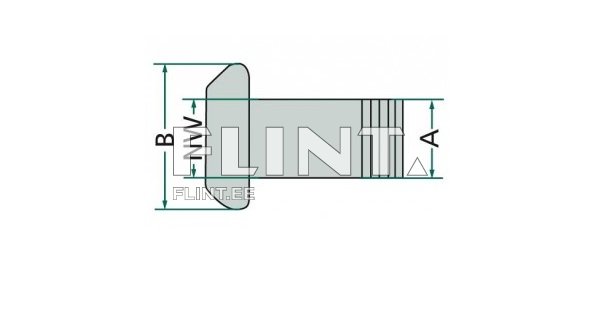 Liitmik keermega (sisemine) 159mm (6") PERROT