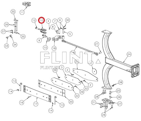 Kahvel KK067040R (22mm) Kverneland