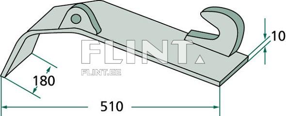 Kiirkonksud EURO (2tk) painutatud plaadil