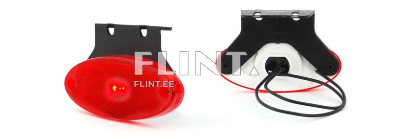 Tuli W64 punane kronsteiniga (102x46x12mm)