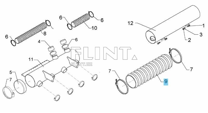 Voolik D170 Lemken 3774115