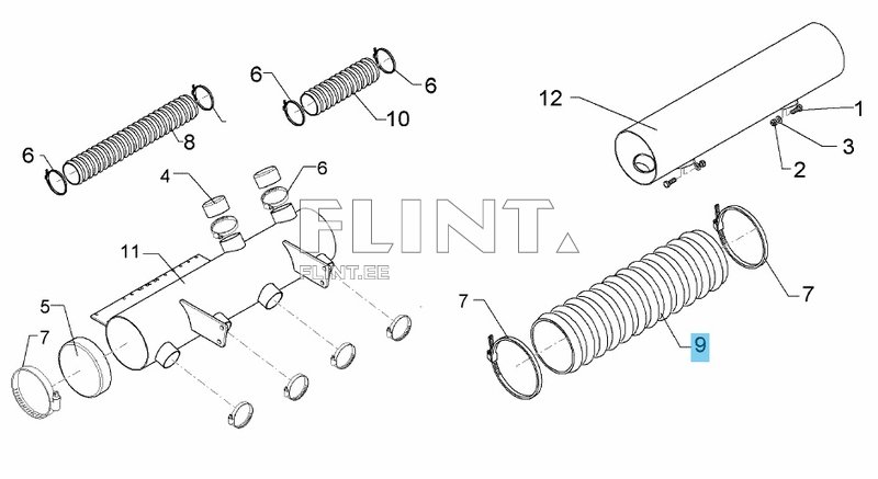 Voolik D170 Lemken 3774115