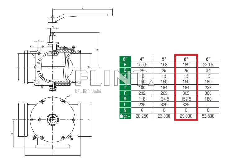 Siiber 3-avaga 6" + hoob