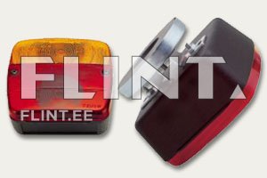 Toode kuvatakse kahes suunas: ühel on punane ja kollane valgus, teisel küljel on metallist kinnitus. Valguse osa on ruudukujuline ja paks, sellega kaasneb musta värvi alus.