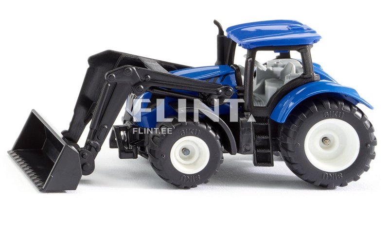 Traktor New Holland laaduriga SIKU 1:87 (97x78x37mm)