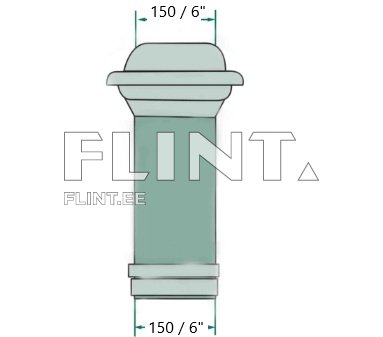 Liitmik (sisemine) 150mm (6") Berselli