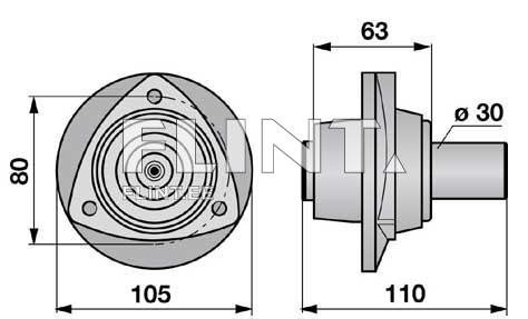 Komplektne rumm 060624 30mm Kverneland (MOLBRO)