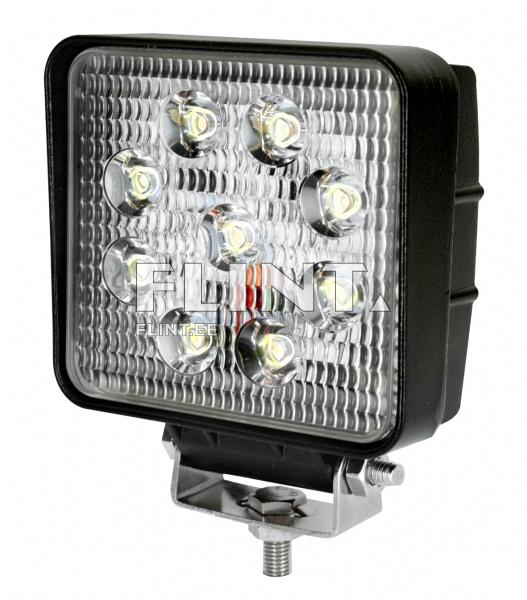 Töötuli LED 27W/60°; 1800lm; (9x3W/floodlight, kandiline)