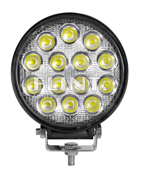 Töötuli LED 42W/60°; 3080 lm; (14x3W/floodlight, ümar)
