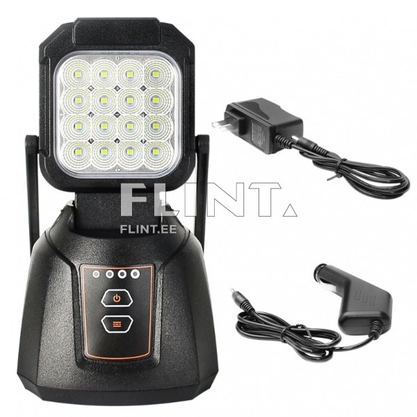 Töötuli 16W; 1100lm (16x1W) laetav, kaasaskantav (OSRAM LED)