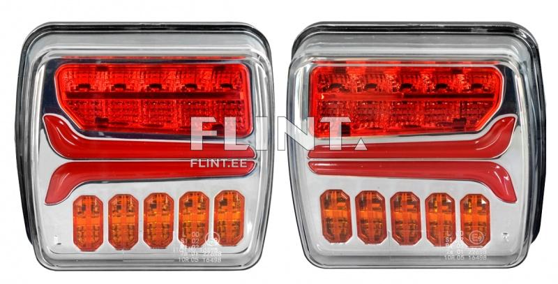 Tagatuli LED 12/24V; (vasak), numbritulega